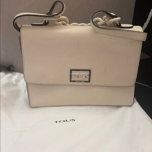 Tous Ivory Shoulder Bag